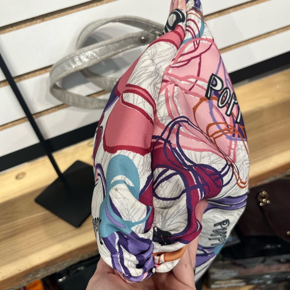 Coach 2011 Poppy Graffiti Glam Tote Multicolor Signature Bag 17829 - Picture 7 of 13